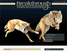 Tablet Screenshot of breakthroughmagazine.com